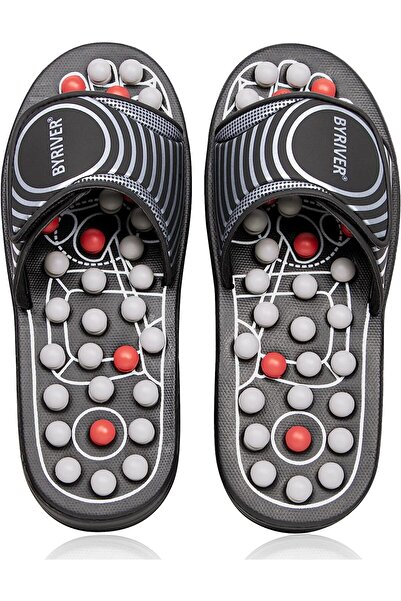 BYRIVER 39-41 Plantar Fasiit Masajı Akupunktur Ayak Masajı Terlik, Ayakkabı, ...