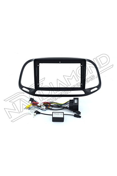 NAVİDİAMOND NAVIDIAMOND FIAT DOBLO 2015-2023 ANDROİD TEYP X ELKTRNKÇERÇEVE (9 INCH) - SOKET - CANBUS