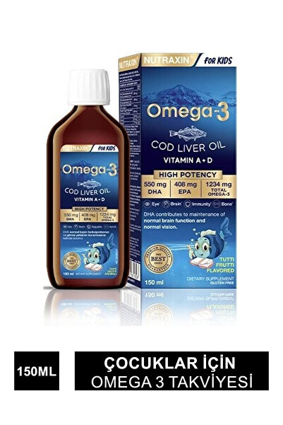 Nutraxin Omega-3 Kids Şurup 150 ml