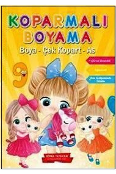 GÖNÜL YAYINCILIK Süper Eğlenceli Etkinlikli Aktivite Boyama Seti 10 Kitap