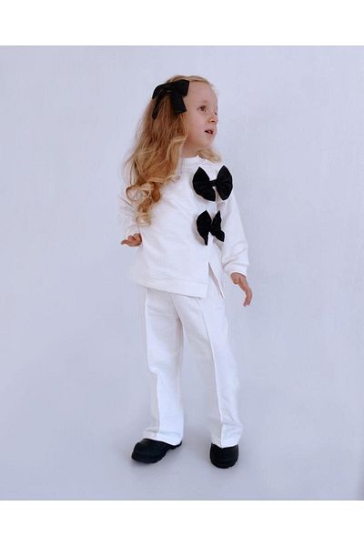 le petit sole Alice Ribbon Top-Top Girl's Suit