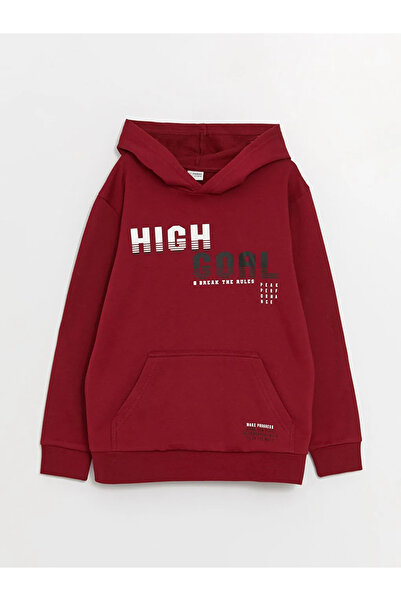 LC Waikiki Hoodie για αγόρι - LCW Kids printed, μακρυμάνικο