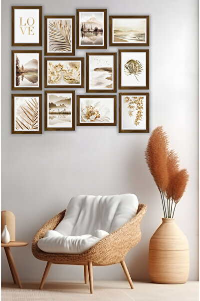 Artavessa 12 Parça Çerçeve Görünümlü Mdf Tablo Seti