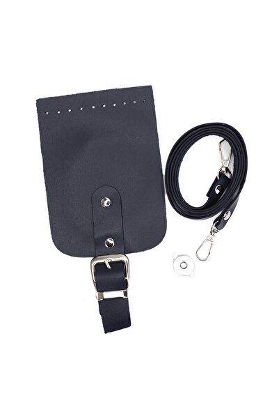 Ritzz Sa kopčom Preklopni telefon Torba Set tamnoplava - srebrna