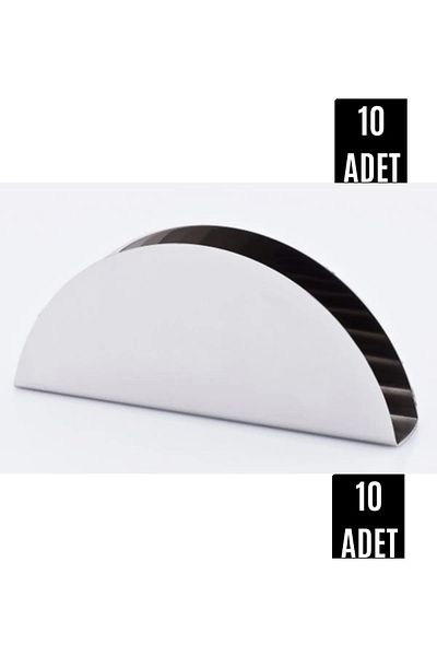 KT HOME Napkin Holder Cafe Restaurant Dining Metal Napkin Holder 10 Pieces 14*6 Cm