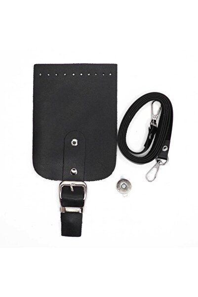 Ritzz Sa kopčom Preklopni telefon Torba Set crno - srebrni