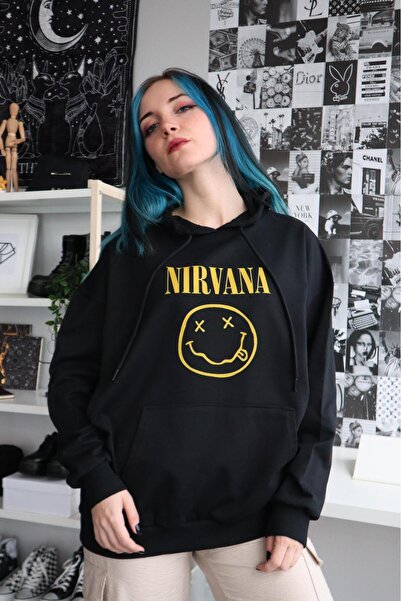 Gofeel Nirvana Sweat Sweathsirt 3 Thread Raster Streetwear Hoodie Gofeel