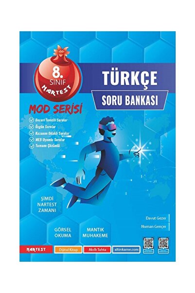 Nartest Yayınevi 8. Sınıf Türkçe Mod Serisi Soru Bankası