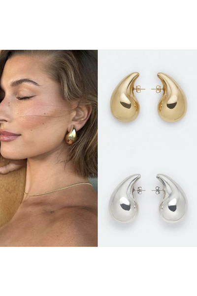 NİLLS STORE Çelik Silver Botte Küpe