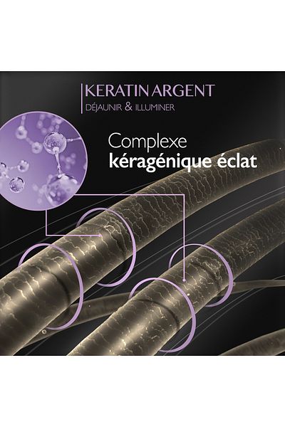 Eugene Perma Keratin Silver 1000ml Shampoo -3140100383515