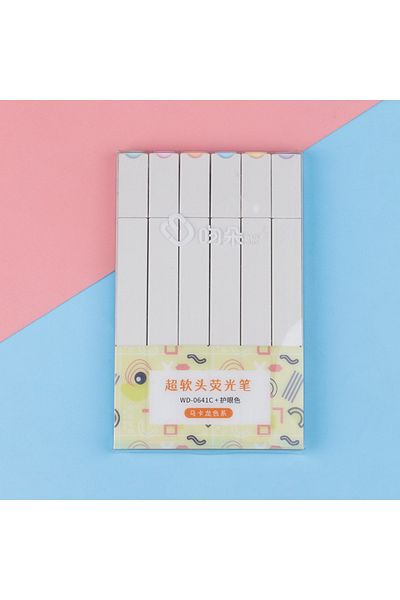 ASTAMON Morandi 6-Color Quality Pocket Type Marking Marker Set Soft Colors-Type 3
