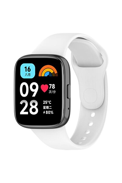UnDePlus Xiaomi Redmi Watch 3 Active (DÜZ WATCH 3 DEĞİLDİR) Kordon Spor Silikon Kordon