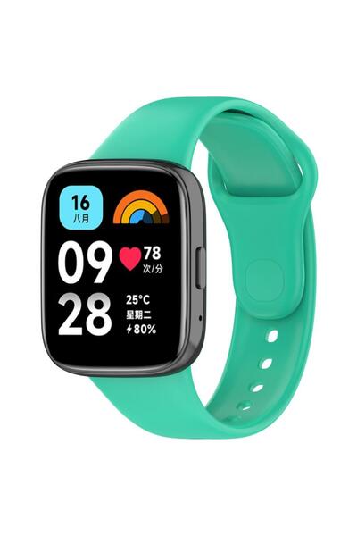 UnDePlus Xiaomi Redmi Watch 3 Active (DÜZ WATCH 3 DEĞİLDİR) Kordon Spor Silik...