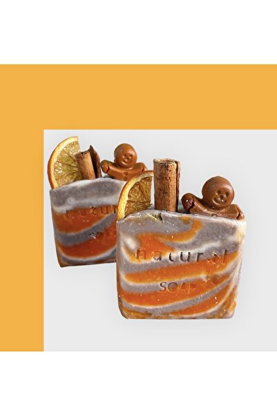 MHYSSA naturals ZENCEFİL & TARÇINLI DOĞAL KATI SABUN/ GINGER & CINNAMON NATUR...