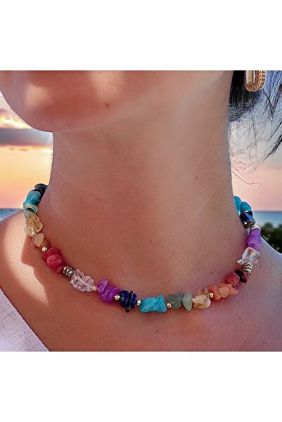 Atelier Sriza Çakra Kolye - Choker (kısa) Model