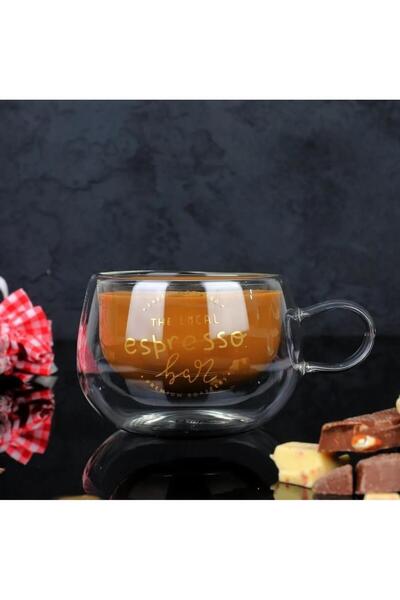 Perotti 13801 Çift Cidarlı 280 Ml Espresso Cam Kupa