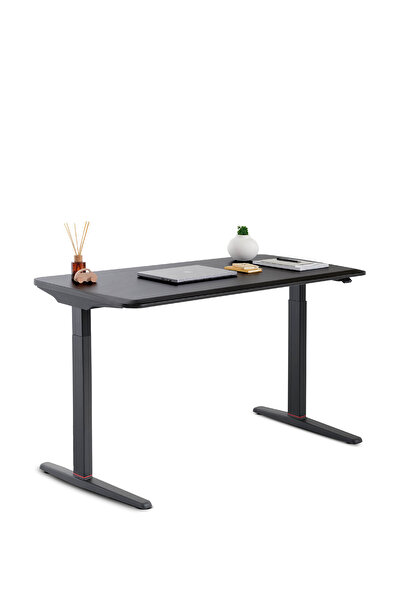 NURUS U-DO Sit and Stand Yükseklik Ayarlı Hafızalı Siyah Masa