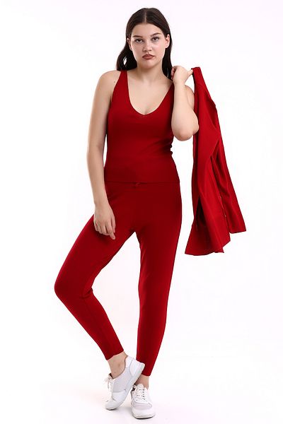 GND WOMEN'S 3-PIECE SET THIN TEXTURED KNITWEAR