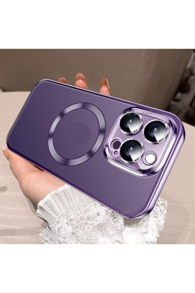 m.tk moveteck İphone 15 Pro Max Kılıf Kamera Lens Korumalı Logo Gösteren Arka...