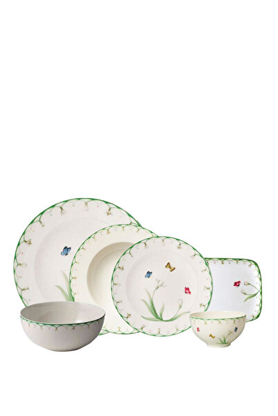 Villeroy & Boch Colourful Spring 51 Parça Porselen Yemek Takımı