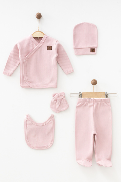 yukobaby bebeğiniz için en doğalı Bebek Raporlu %100 Pamuk 5'li Yenidoğan Has...