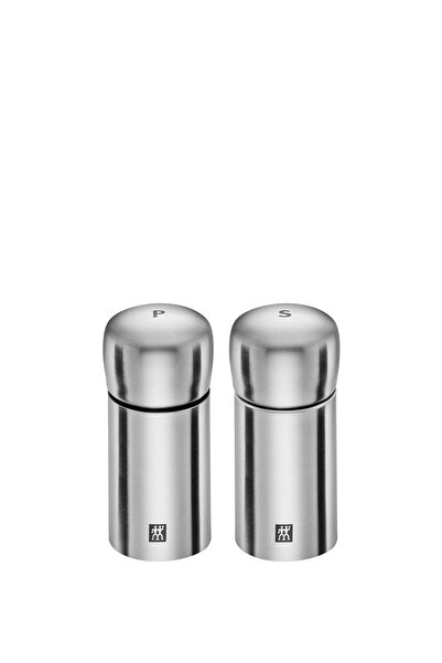 ZWILLING Spices Paslanmaz Çelik Metalik Gri Tuz ve Karabiber Değirmeni 11 cm
