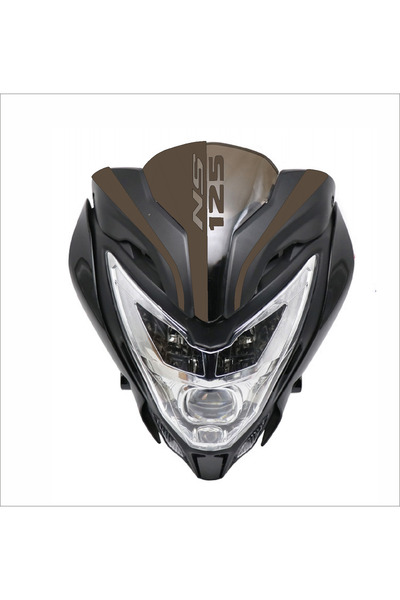 YAMANB Pulsar Ns 125 Ön Cam Ns 125Kafa Sticker KAHVERENGİ