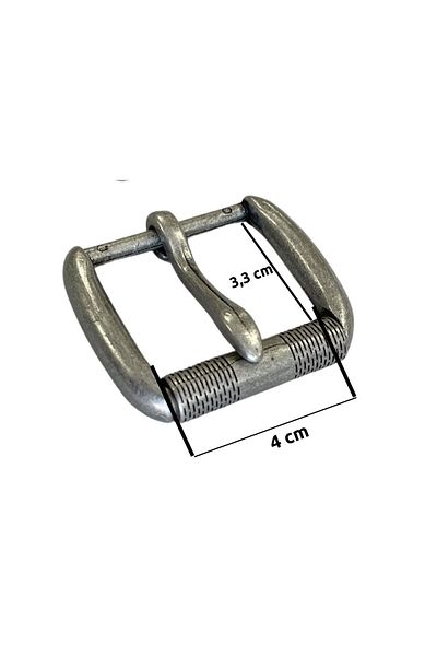 ipekbazaar Belt Buckle 4 cm - 1 Piece, Leather Buckle for Making Hobby Belt