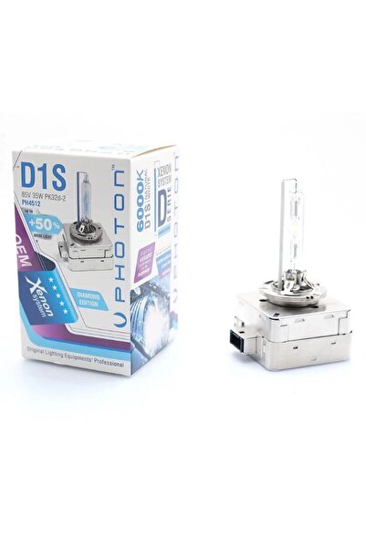 Photon D1S 6000K %50 Fazla Işık D Serisi Xenon Ampul   Uyumlu