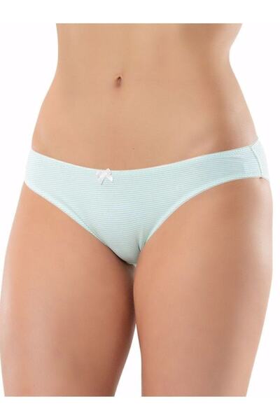 Belinay Chiloți albi cu model Sebuni pentru femei 331 Pachet de 6