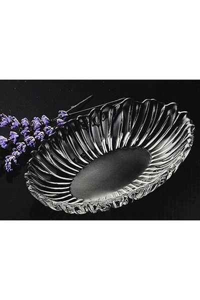 Paşabahçe Aurora Set of 3 Small Oval Plates 15x10cm
