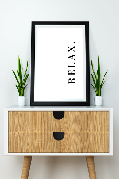 Artavessa طاولة MDF مكتوبة بإطار من قطعة واحدة "Relax"