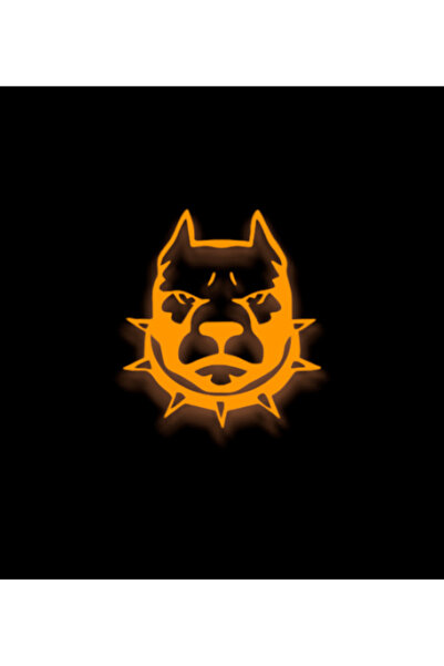 YAMANB ملصق لخوذة الكمبيوتر المحمول لدراجة نارية Pitbull مع عاكس وألوان ثابتة...