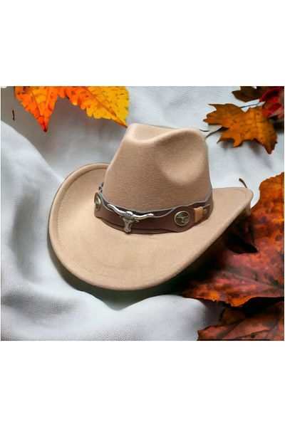 Shopiolog Unisex Cowboy Fedora Hat