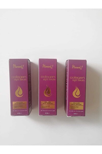 hommlife Kolajen Gece Serumu 30 ml 3'lü Set