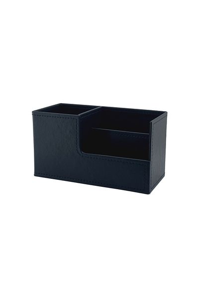 inn design Кожен органайзер за химикалки Beyoğlu Series, тъмносин, 11x20x9.5 см