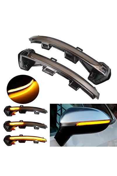 Skilit VOLKSWAGEN Passat B8 Ayna Sinyali Kayar Led ( Dinamik Sinyal ) 2015 SO...