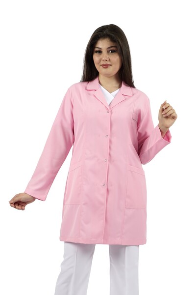 SEZA TEKSTİL Ροζ ποδιά εργασίας για οικονόμο, τσαγιέρα, εργοστάσιο, ξενοδοχεί...