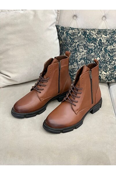 LONATOLİA Men's Leather Lace up Boots