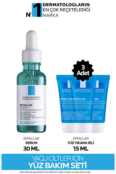 La Roche Posay La Roche-Posay Yağlı Ciltler için Yüz Bakım Seti