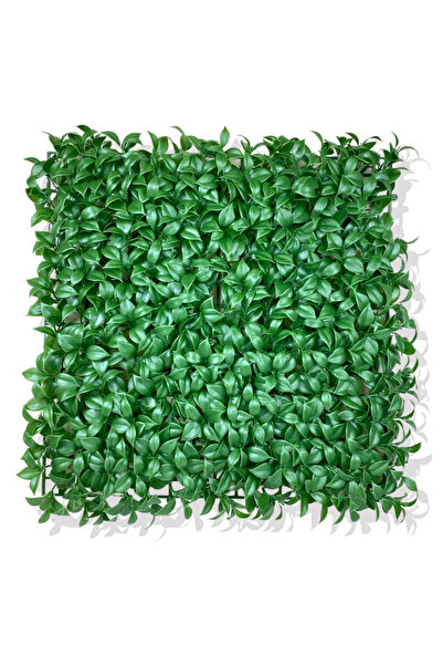 Cihan Çiçekçilik YAPAY YEŞİL LİMON YAPRAĞI BİTKİ DUVAR KAPLAMA 50X50 CM