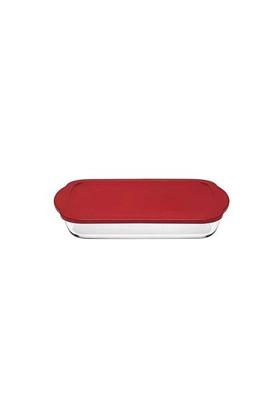Paşabahçe 59124 Rectangular Pyrex - 3850 Cc Plastic Cover
