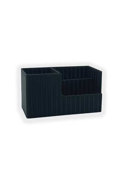 inn design Кожен държач за химикалки Cosmos от серията Beyoğlu, черен - 11x20x9.5 см Dd-1235