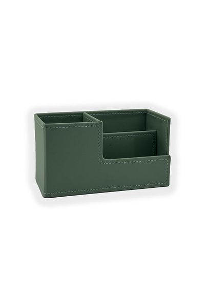 inn design Кожен органайзер за химикалки Beyoğlu Series, пастелно зелен, 11x20x9.5 см