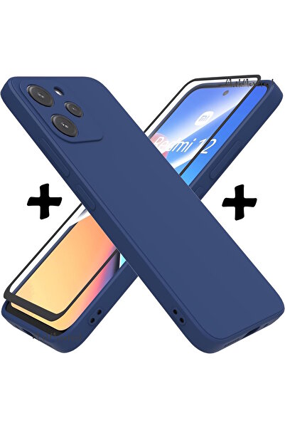 m.tk moveteck Xiaomi Redmi 12 Kılıf Kamera Korumalı içi Kadife Yumuşak Lansma...