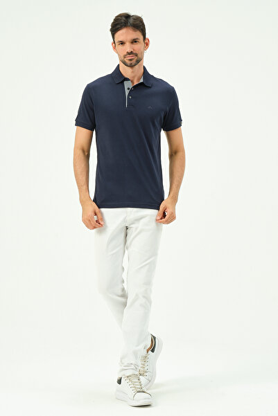MSW LOVE COTTON REGULAR COMFORT MEN'S POLO NECK T-SHIRT