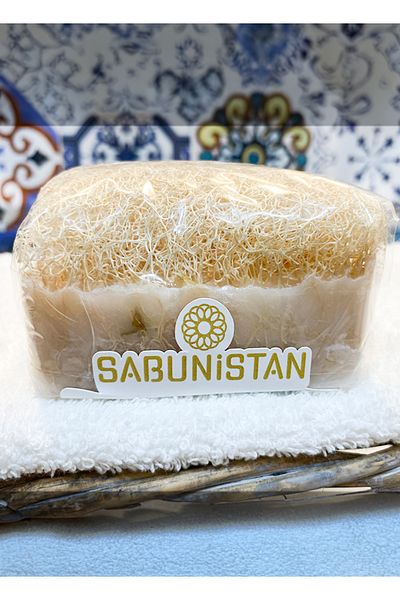 Sabunistan 4 قطع من صابون ألياف اليقطين بخلاصة حليب الحمار 120 جرام