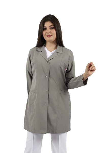 SEZA TEKSTİL Γκρι ποδιά εργασίας για οικονόμο, τσαγιέρα, εργοστάσιο, ξενοδοχε...