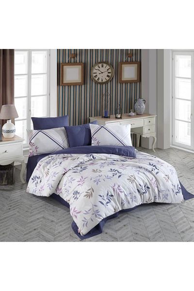 Hobby Double Ranforce Duvet Set Belen Blue