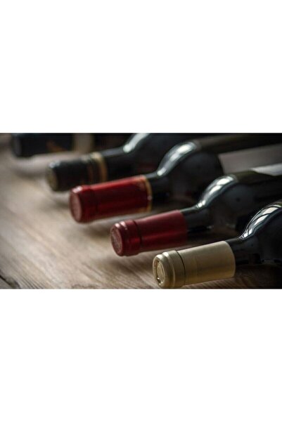 Avcı 100 Pieces Gold Oil And Wine Bottle Closing Hood